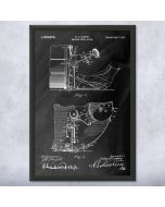 Drum Pedal Patent Framed Print