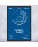 Westinghouse Turbine Patent Framed Print