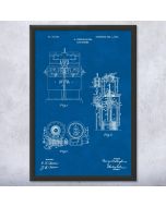 Westinghouse Gas Engine Patent Framed Print