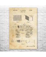 Farnsworth Television Patent Print Poster