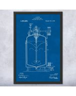 Beer Brewing Tank Patent Framed Print