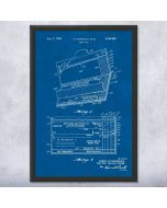 Check Book Patent Framed Print