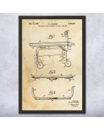 IV Stretcher Patent Framed Print