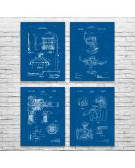 Salon Patent Posters Set of 4