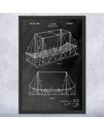 Trapeze Safety Net Patent Framed Print