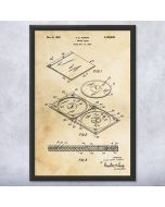 CD Case Patent Framed Print