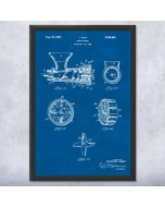 Meat Grinder Patent Framed Print