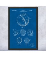 Bowling Ball Patent Framed Print