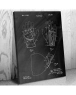 Bowling Glove Patent Canvas Print
