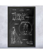 Drum Set Patent Framed Print