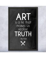 Picasso Quote Art Framed Wall Art Print