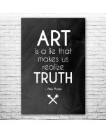 Picasso Quote Art Poster Print