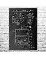Cyclotron Particle Accelerator Patent Print Poster