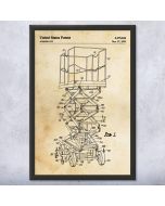 Scissor Lift Patent Framed Print