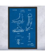 Figure Skate Patent Framed Print