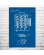 Circuit Board Patent Print Poster