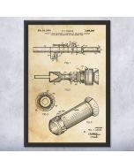 Rocket Launcher Patent Framed Print