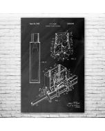 Aircraft Rocket Launcher Patent Print Poster