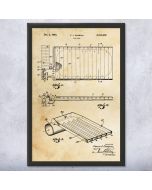 Ice Rink Patent Framed Print