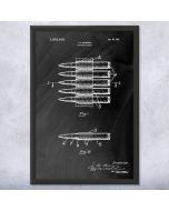 Ammo Belt Patent Framed Print