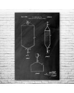 IV Bag Patent Print Poster