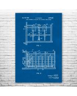 Water Treatment Patent Print Poster