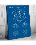 20 Sided Dice Canvas Print