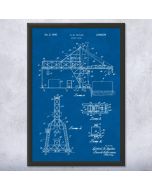 Bridge Crane Patent Framed Print