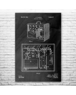Embalming Machine Patent Print Poster