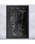 Hot Stick Patent Framed Print