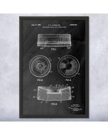 Shuffleboard Weight Patent Framed Print