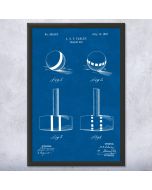 Croquet Ball Patent Framed Print