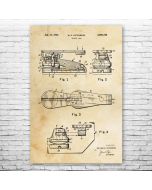 Notary Seal Patent Print Poster