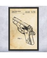 P220 Pistol Patent Framed Print
