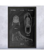 Basketball Shoe Patent Framed Print