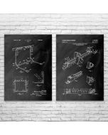Track & Field Patent Prints Set of 2
