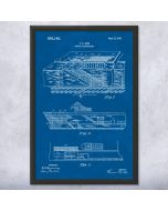 Subway Station Patent Framed Print