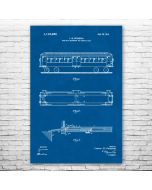 Subway Car Patent Print Poster