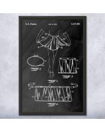 Tutu Patent Framed Print