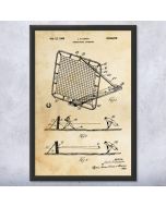 Pitching Net Patent Framed Print