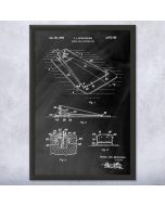 Pole Vaulting Box Patent Framed Print