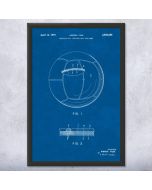 Volleyball Patent Framed Print
