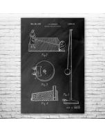 Tether Ball Patent Print Poster