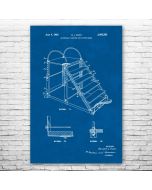 Diving Platform Patent Print Poster