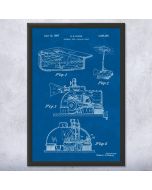 Pool Vacuum Patent Framed Print