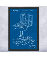 Battleship Game Patent Framed Print