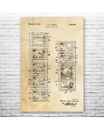 Motion Picture Film Patent Print Poster