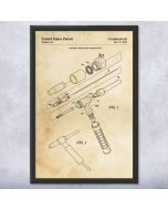 TIG Welding Torch Patent Framed Print