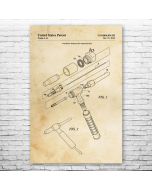 TIG Welding Torch Patent Print Poster