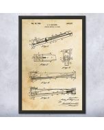 Hammer Tacker Patent Framed Print